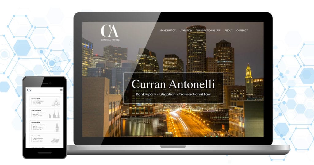 Curran Antonelli site launch illustration