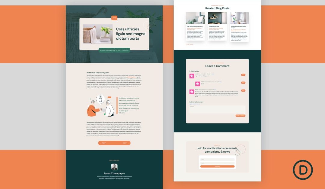 Download a FREE Blog Post Template for Divi’s NGO Layout Pack