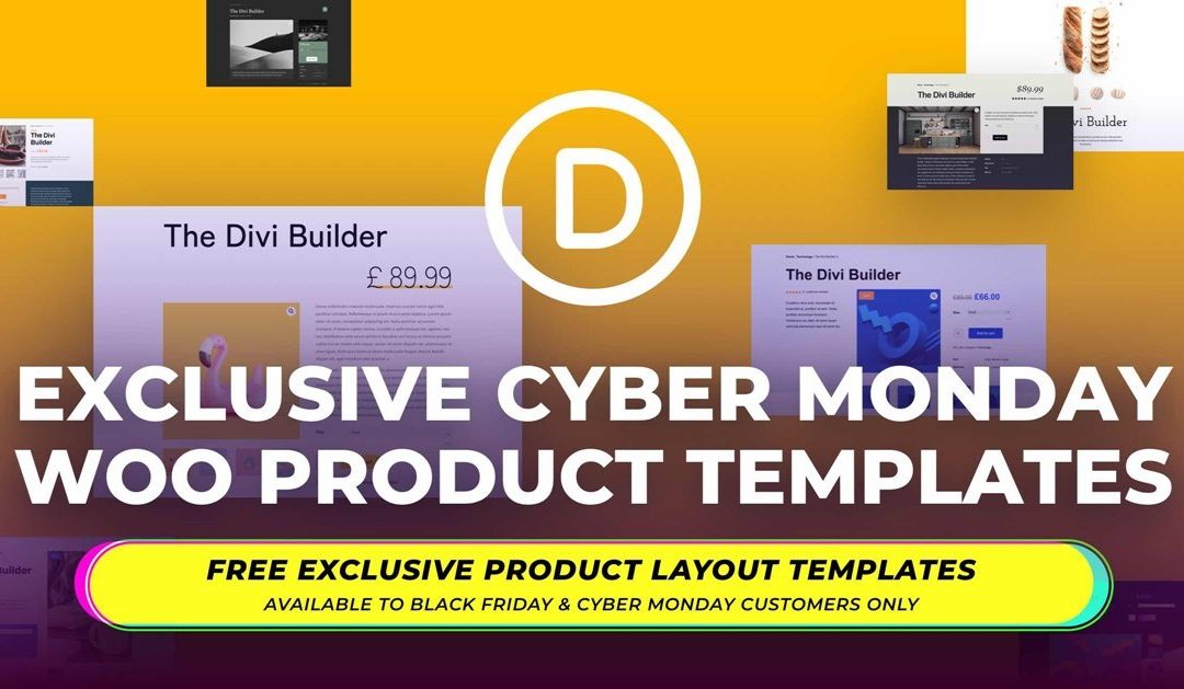 Get the Exclusive FREE Cyber Monday WooCommerce Product Page Templates Pack