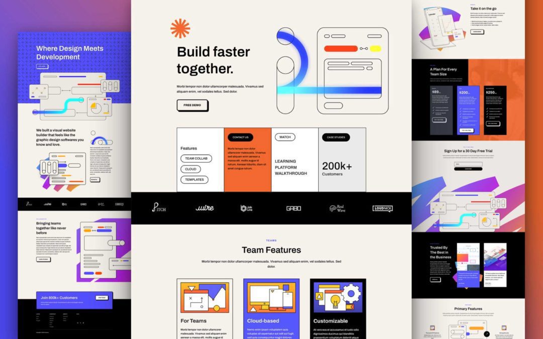 Get a FREE Software Layout Pack for Divi