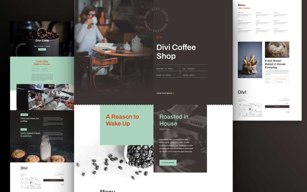 Get a FREE Cafe Layout Pack for Divi