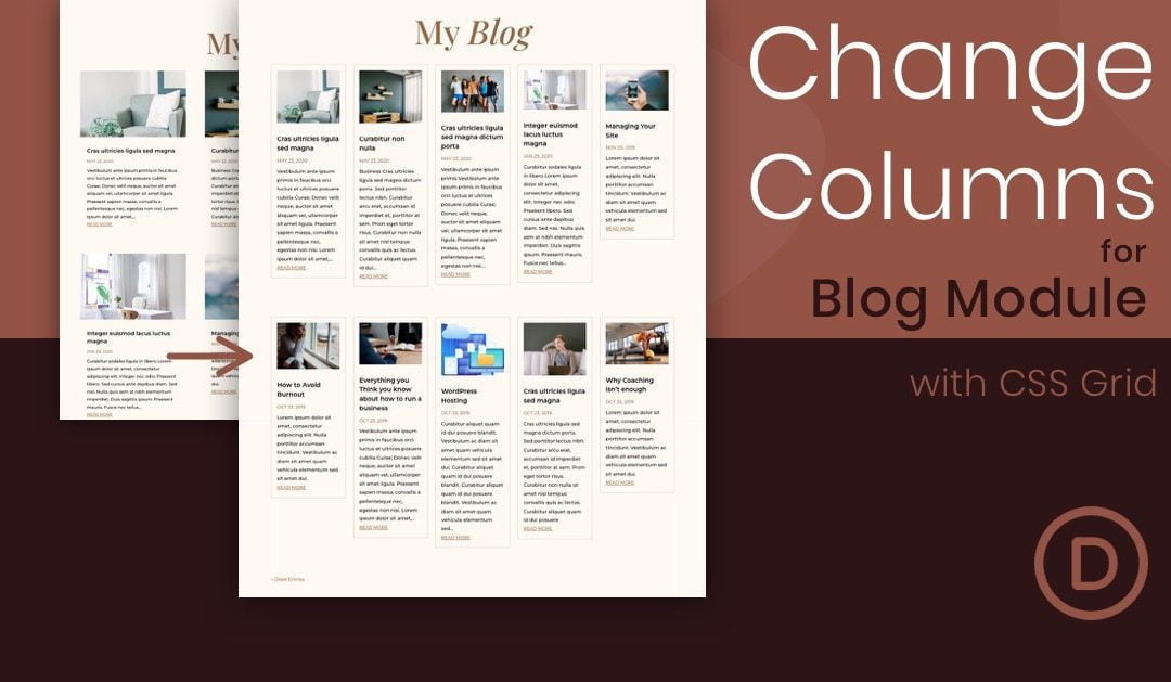 How to Change the Number of Columns in the Divi Blog Module