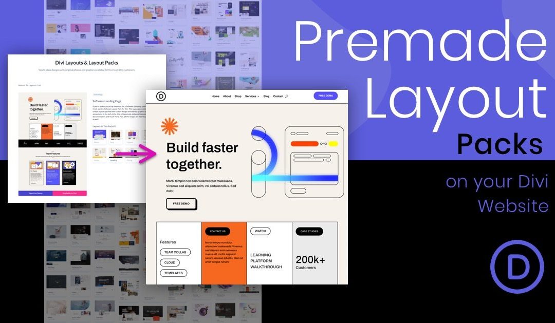 How to Use a Premade Layout Pack on Your Divi Website