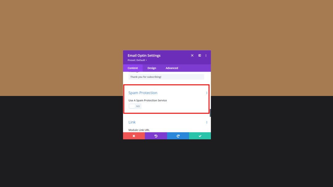 How to Use a Spam Protection Service in Divi’s Email Optin Module