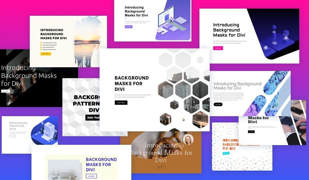 Download 12 FREE Background Mask and Pattern Designs for Divi