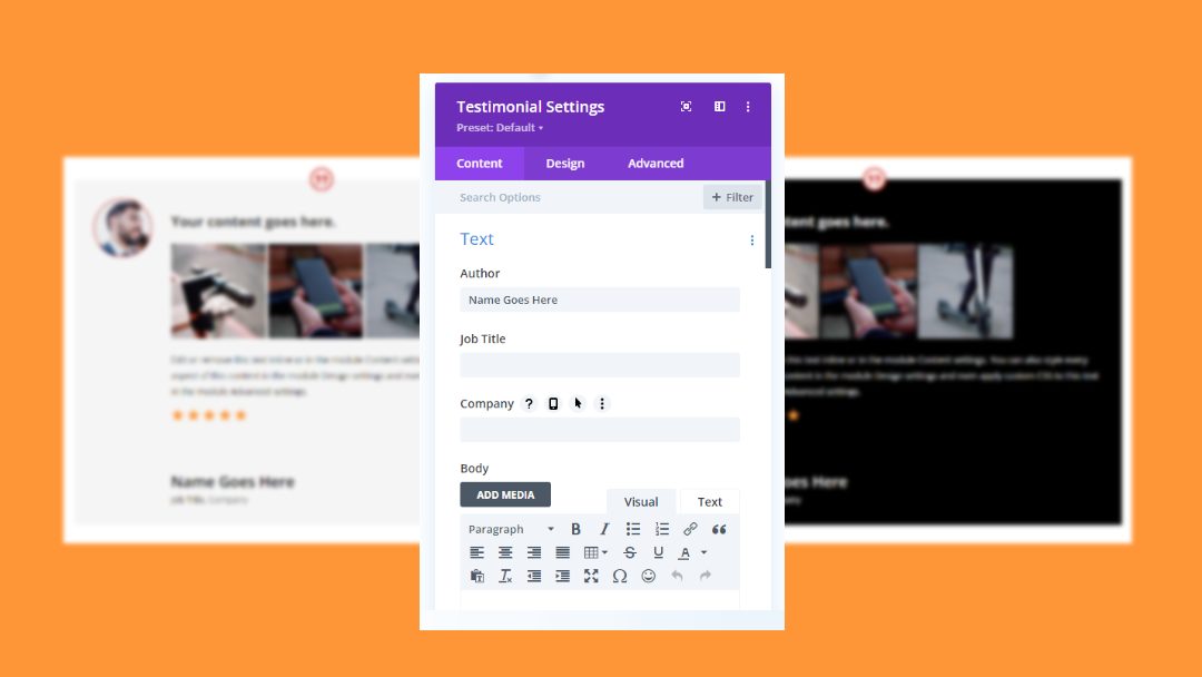 8 Element Display Combinations in Divi’s Testimonial Module