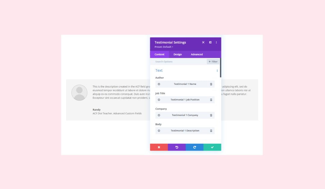 How to Create Dynamic Testimonial Modules with Divi & ACF