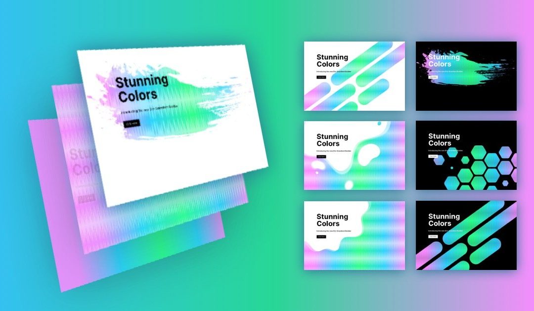 How to Combine Divi’s Background Gradient Builder, Masks and Patterns