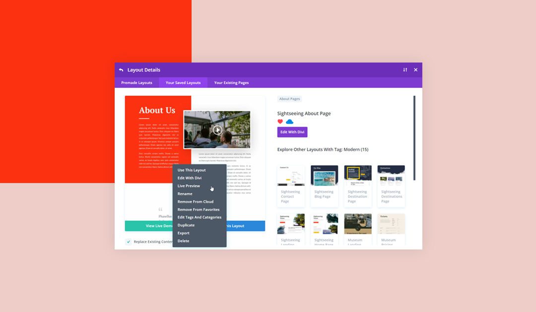 How to Preview a Divi Cloud Item