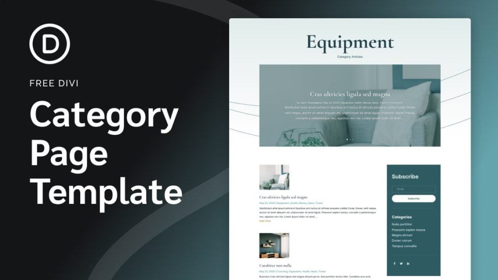 Download a FREE Category Page Template for Divi’s Therapy Layout Pack ...