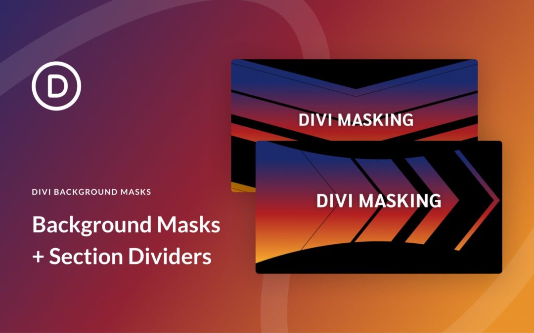 How To Combine Background Masks with Section Dividers in Divi