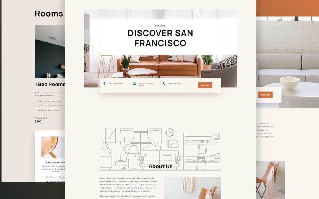 Get a Free Hostel Layout Pack for Divi