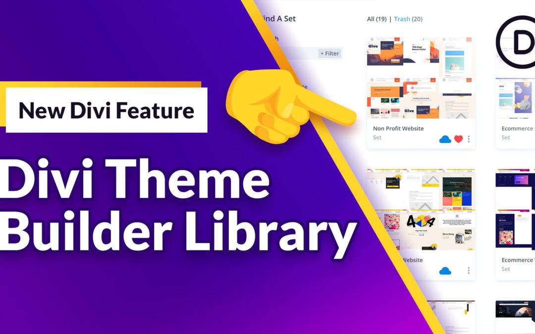 Introducing The Divi Theme Builder Library With Divi Cloud Storage