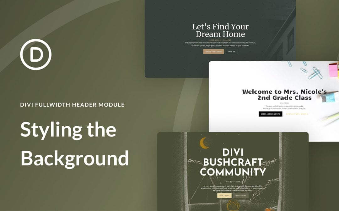 How to Style Your Fullwidth Header Module’s Background