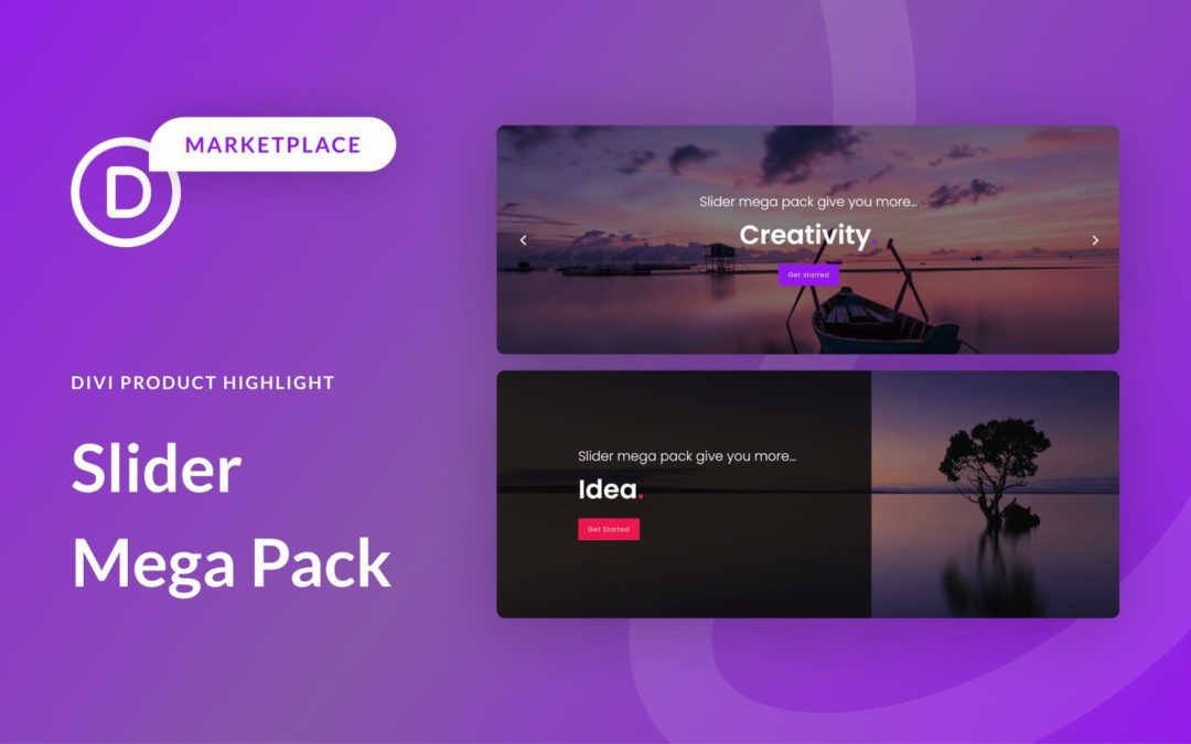 Divi Product Highlight: Slider Mega Pack