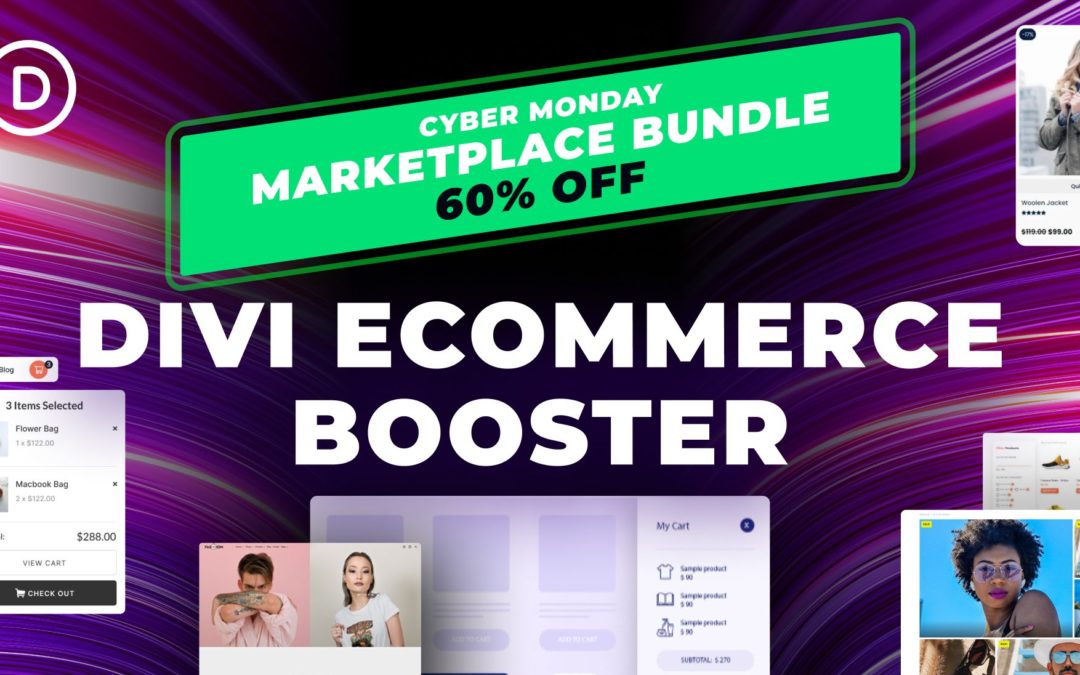 Introducing the NEW Divi Cyber Monday Ecommerce Booster Bundle