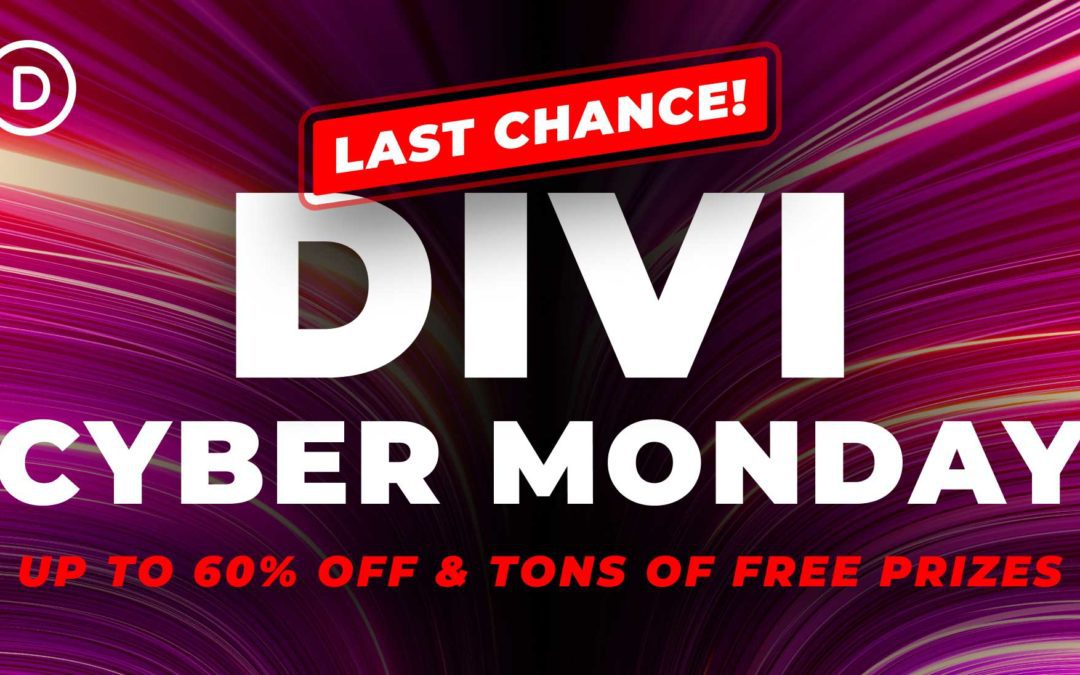 Today is Your Last Chance to Save During Our Cyber Monday Sale