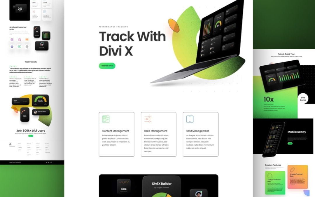 Get a Free Saas Product Layout Pack for Divi