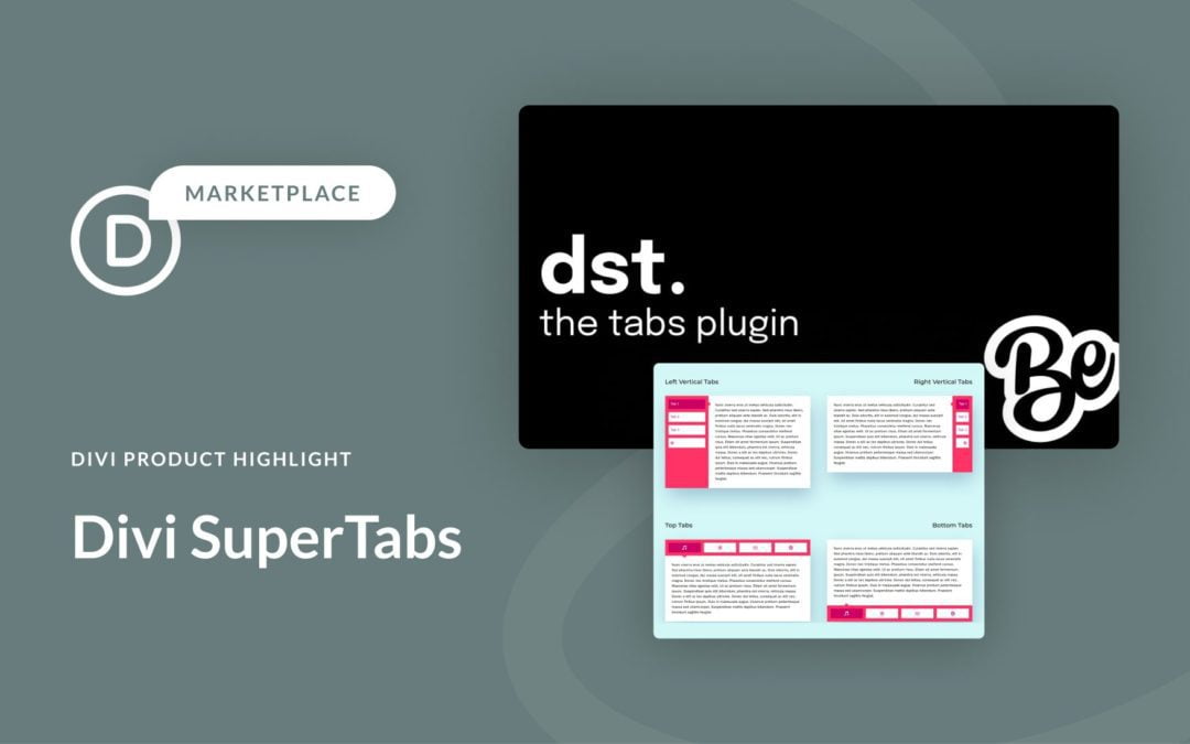 Divi Plugin Highlight: Divi SuperTabs