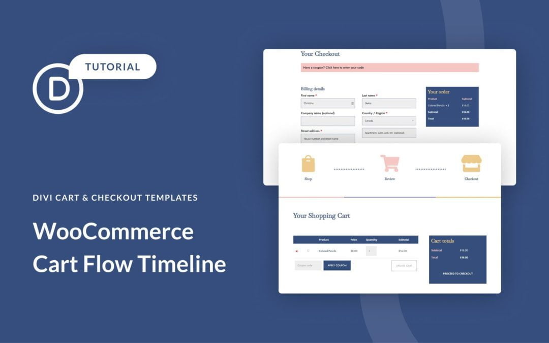 How to Design a WooCommerce Cart Flow Timeline for Your Divi