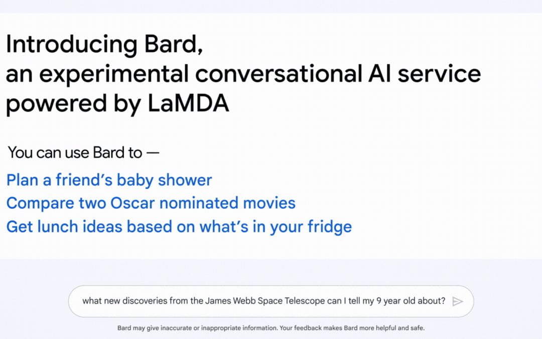 Google launches Bard, its answer to ChatGPT – here’s what it looks like