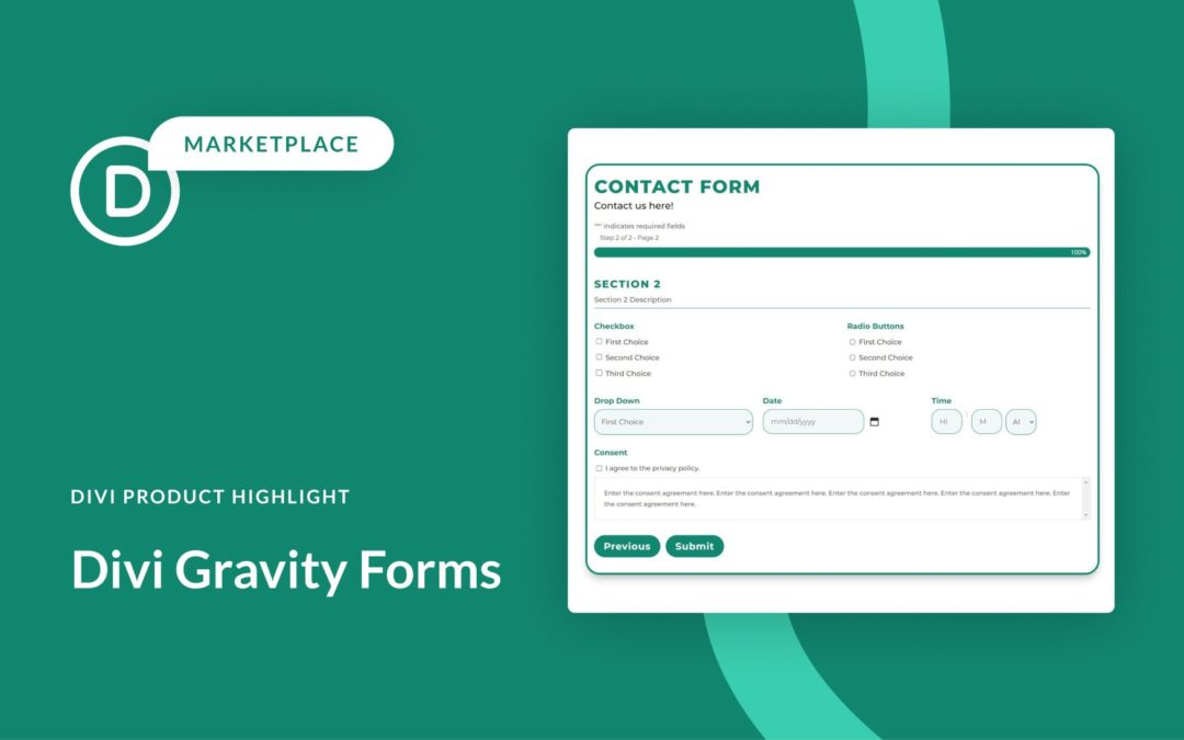 Divi Plugin Highlight: Divi Gravity Forms