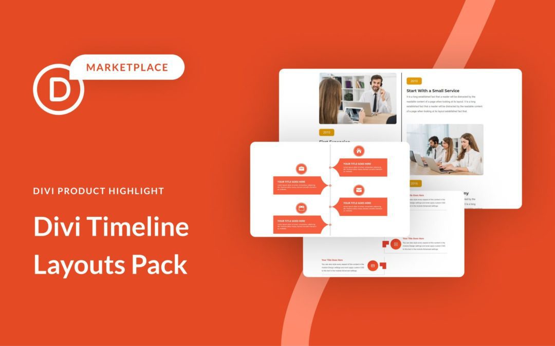 Divi Product Highlight: Divi Timeline Layouts Pack