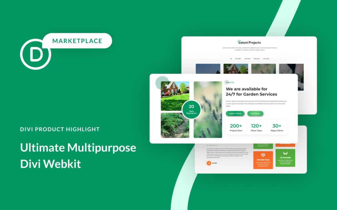 Divi Product Highlight: Ultimate Multipurpose Divi Webkit