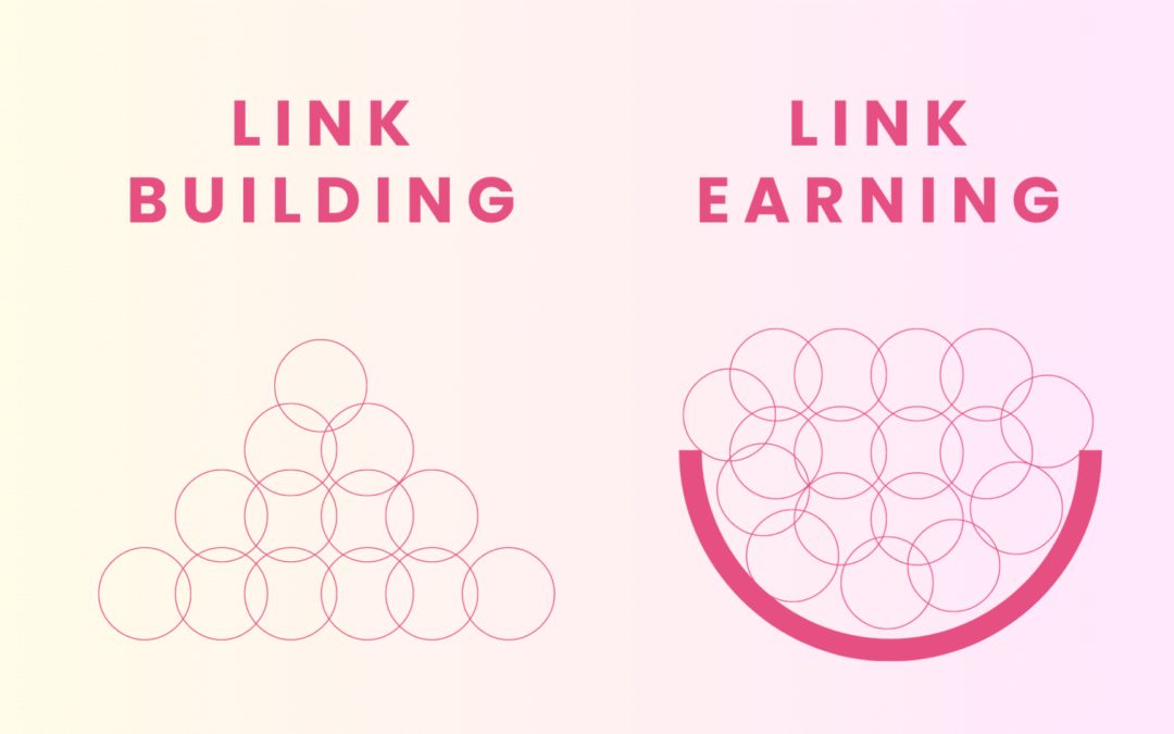 Forget link building, think link earning