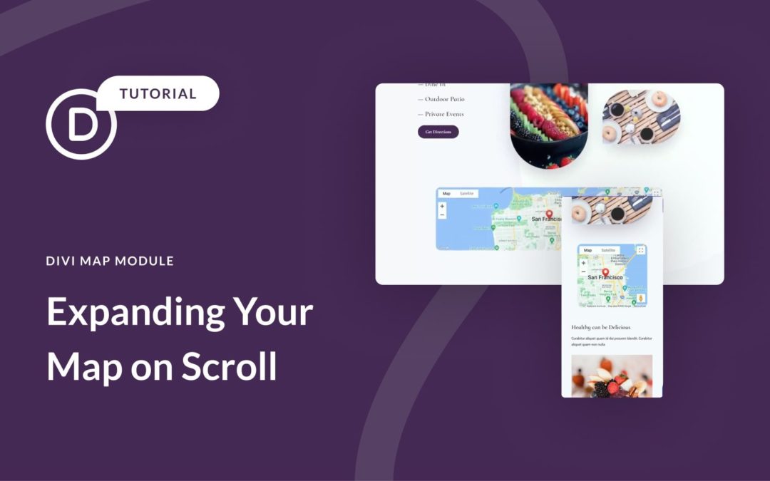 How to Expand Your Map Module on Scroll with Divi’s Scroll Effects