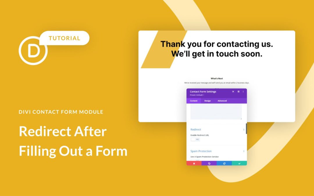 How to Redirect After Filling Out the Divi Contact Form