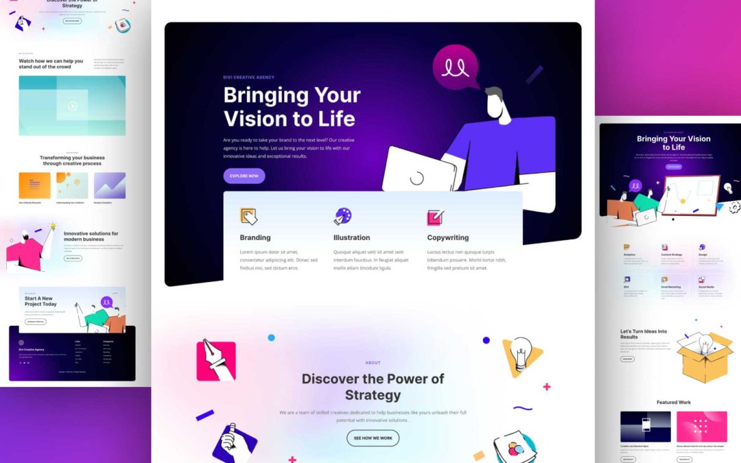 Get a FREE Marketing Layout Pack for Divi