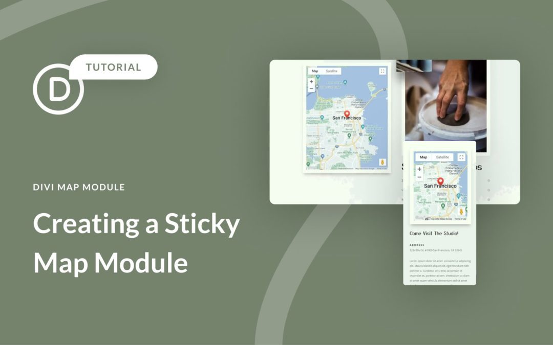 How to Add a Sticky Map Module to Your Divi Page