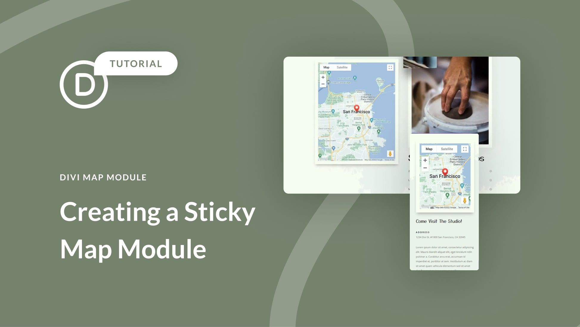 How to Add a Sticky Map Module to Your Divi Page | SERPCOM