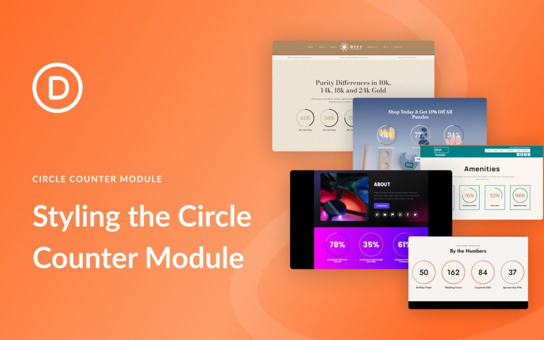 5 Ways to Style Divi’s Circle Counter Module