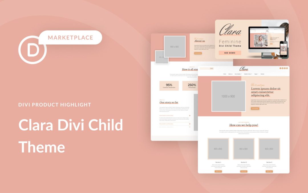 Divi Product Highlight: Clara Divi Child Theme