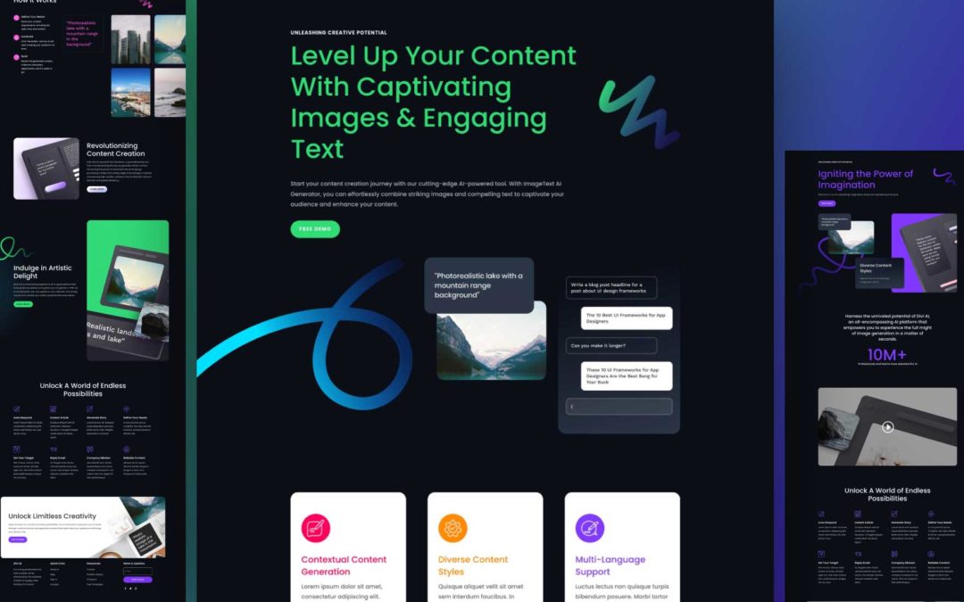 Get a Free AI Generator Layout Pack for Divi