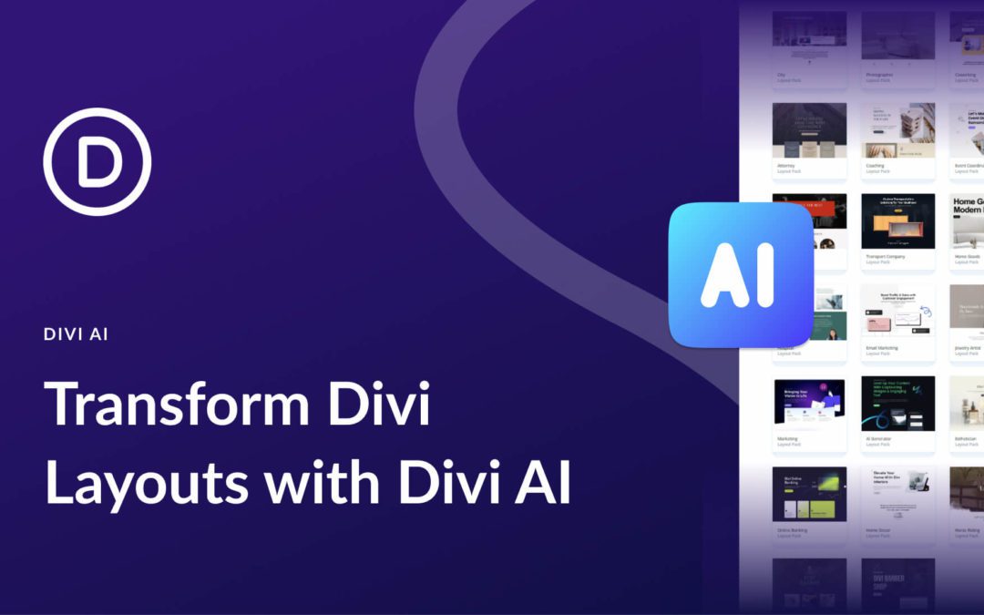 How to Transform A Divi Layout Using Divi AI