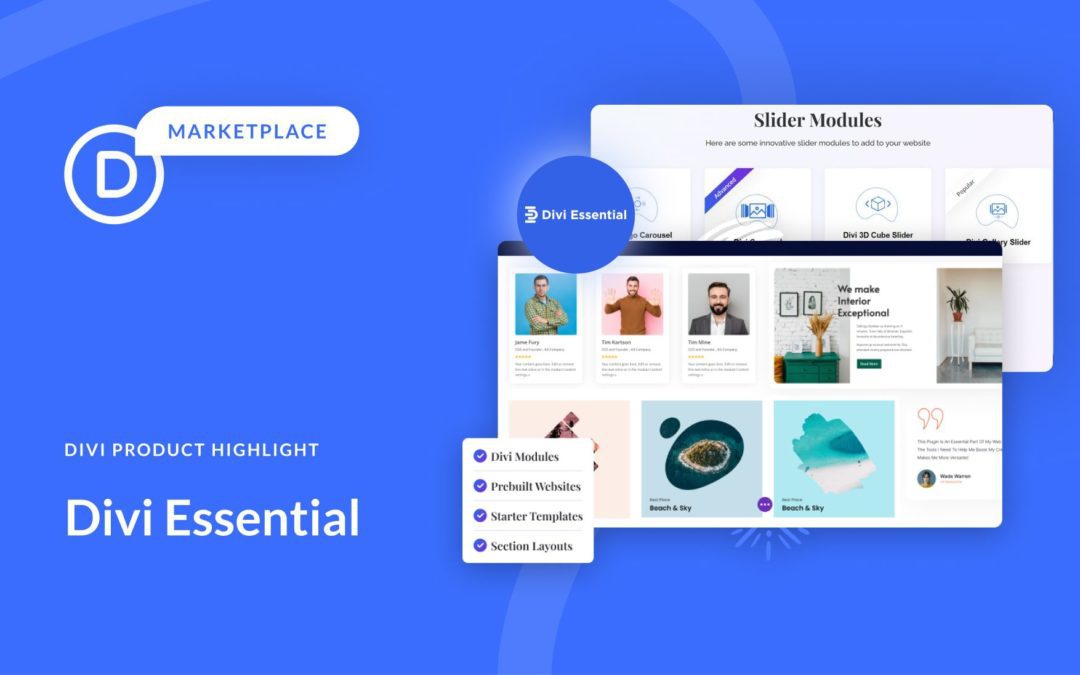 Divi Product Highlight: Divi Essential