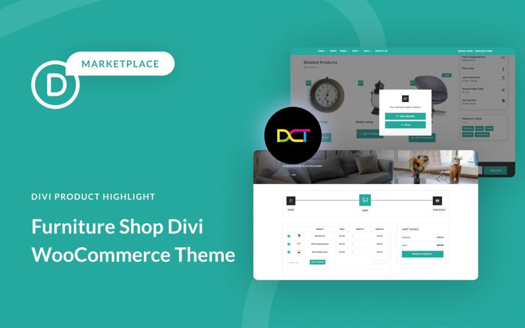 Divi Product Highlight: Furniture Shop Divi WooCommerce Theme