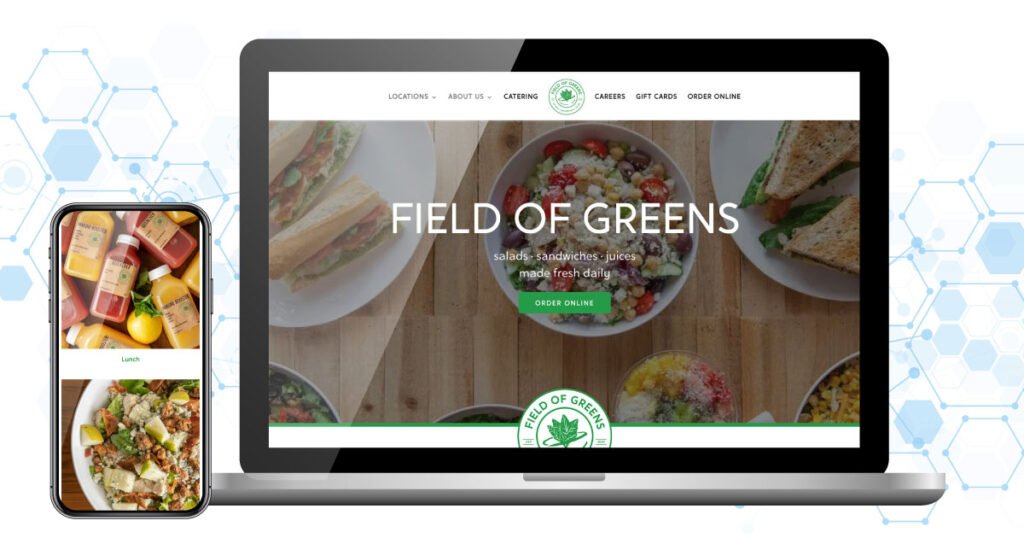 field of greens site launch