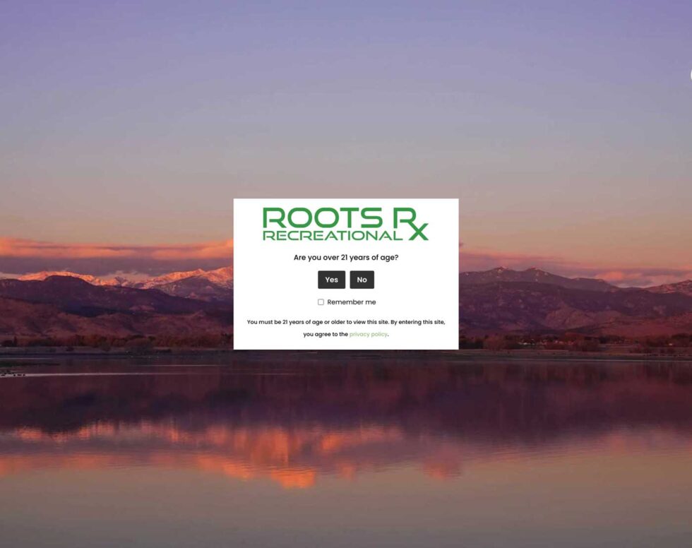 rootsrx website screenshot