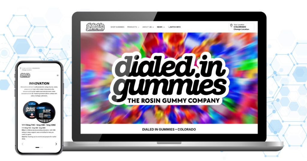 dialed in gummies site launch