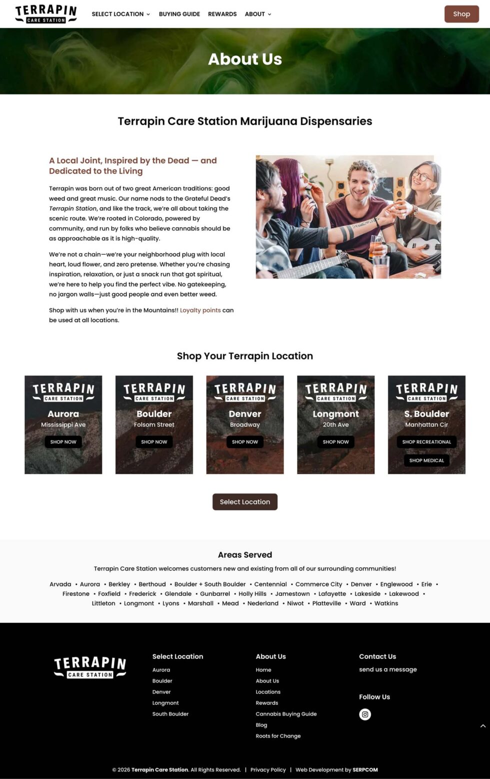 Terrapin Care Station website screenshot
