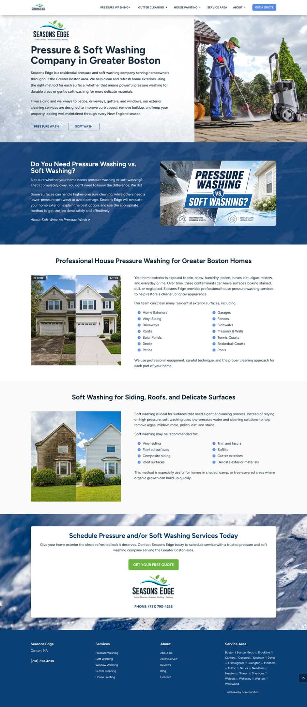 seasons edge website page screenshot